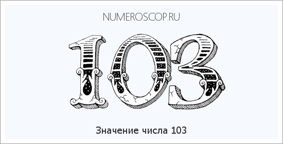 Значение числа 0103 Расшифровка значения числа 0103 по цифрам в нумерологии