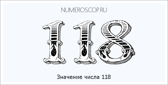 Значение числа 0118 Расшифровка значения числа 0118 по цифрам в нумерологии