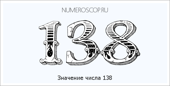 Значение числа 0138 Расшифровка значения числа 0138 по цифрам в нумерологии