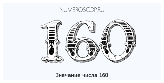Значение числа 0160 Расшифровка значения числа 0160 по цифрам в нумерологии