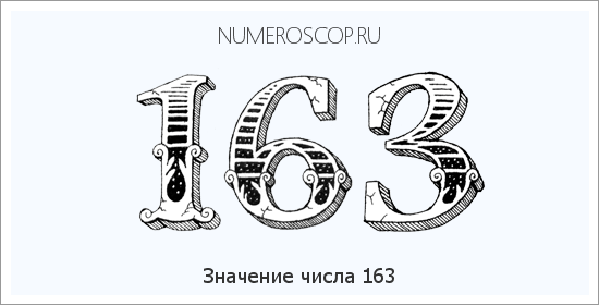 Расшифровка значения числа 0163 по цифрам в нумерологии