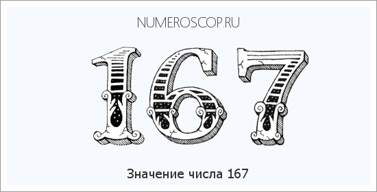 Расшифровка значения числа 0167 по цифрам в нумерологии