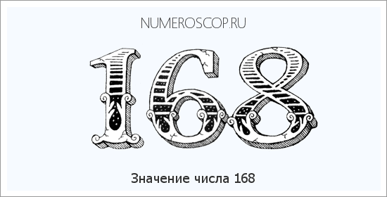 Расшифровка значения числа 0168 по цифрам в нумерологии