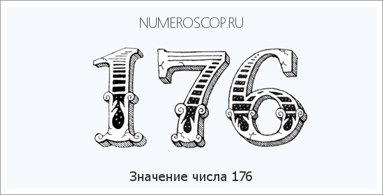 Расшифровка значения числа 0176 по цифрам в нумерологии