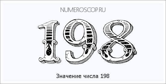 Значение числа 0198 Расшифровка значения числа 0198 по цифрам в нумерологии