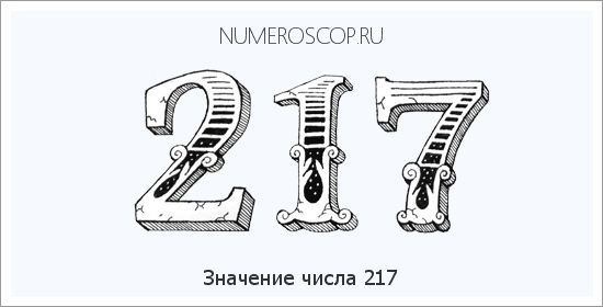 Расшифровка значения числа 0217 по цифрам в нумерологии