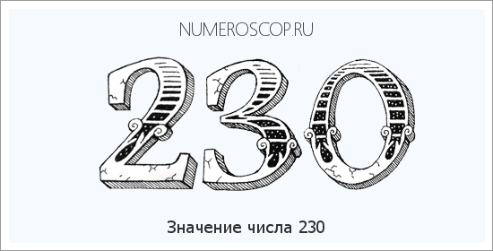 Расшифровка значения числа 0230 по цифрам в нумерологии