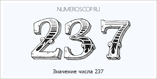 Расшифровка значения числа 0237 по цифрам в нумерологии
