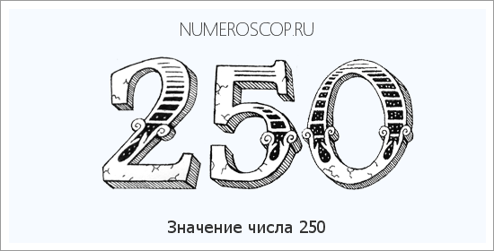 Значение числа 0250 Расшифровка значения числа 0250 по цифрам в нумерологии