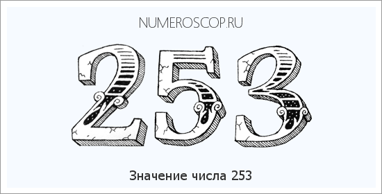 Расшифровка значения числа 0253 по цифрам в нумерологии
