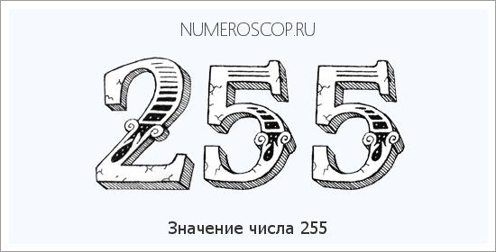 Расшифровка значения числа 0255 по цифрам в нумерологии