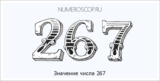 Расшифровка значения числа 0267 по цифрам в нумерологии