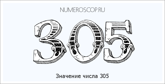Расшифровка значения числа 0305 по цифрам в нумерологии