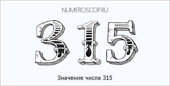 Значение числа 0315 Расшифровка значения числа 0315 по цифрам в нумерологии