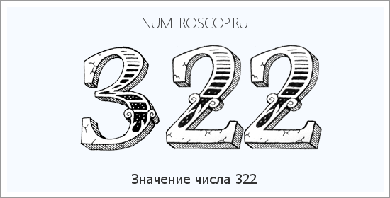 Расшифровка значения числа 0322 по цифрам в нумерологии