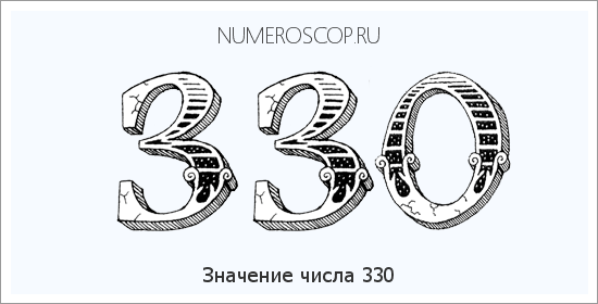 Расшифровка значения числа 0330 по цифрам в нумерологии