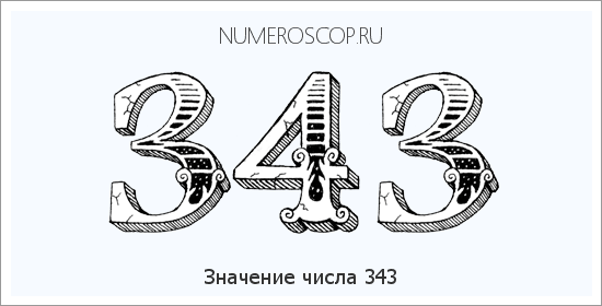 Расшифровка значения числа 0343 по цифрам в нумерологии