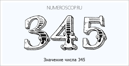 Расшифровка значения числа 0345 по цифрам в нумерологии