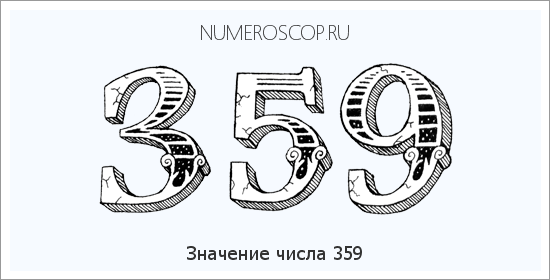 Расшифровка значения числа 0359 по цифрам в нумерологии