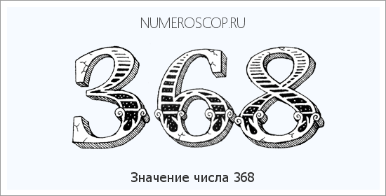 Расшифровка значения числа 0368 по цифрам в нумерологии