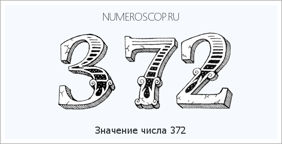 Расшифровка значения числа 0372 по цифрам в нумерологии
