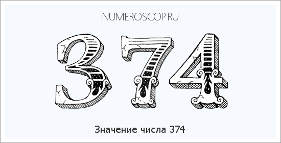 Расшифровка значения числа 0374 по цифрам в нумерологии