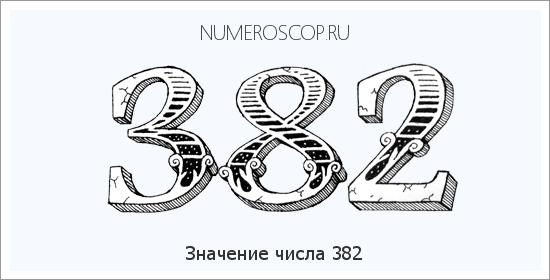 Значение числа 0382 Расшифровка значения числа 0382 по цифрам в нумерологии