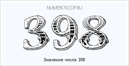 Расшифровка значения числа 0398 по цифрам в нумерологии