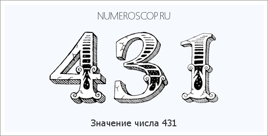 Значение числа 0431 Расшифровка значения числа 0431 по цифрам в нумерологии