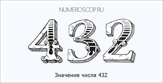 Значение числа 0432 Расшифровка значения числа 0432 по цифрам в нумерологии