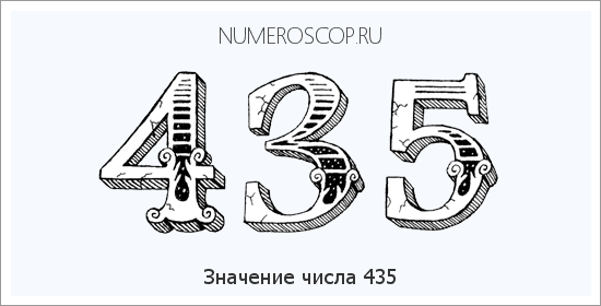 Расшифровка значения числа 0435 по цифрам в нумерологии