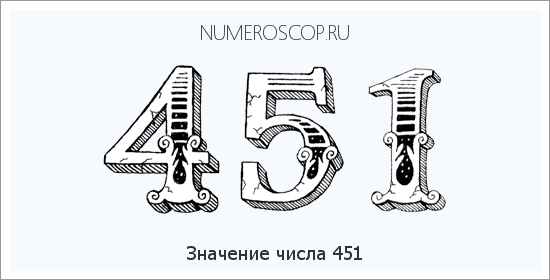 Расшифровка значения числа 0451 по цифрам в нумерологии