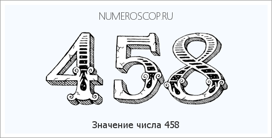 Расшифровка значения числа 0458 по цифрам в нумерологии