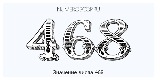 Расшифровка значения числа 0468 по цифрам в нумерологии