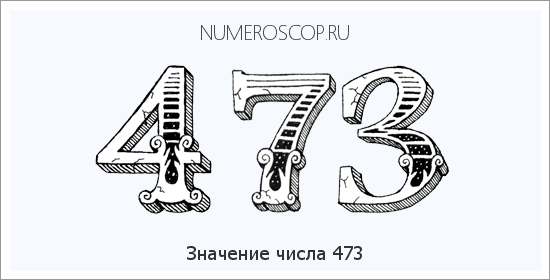 Значение числа 0473 Расшифровка значения числа 0473 по цифрам в нумерологии