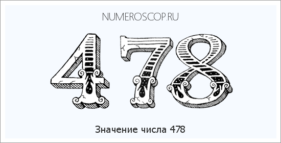 Расшифровка значения числа 0478 по цифрам в нумерологии