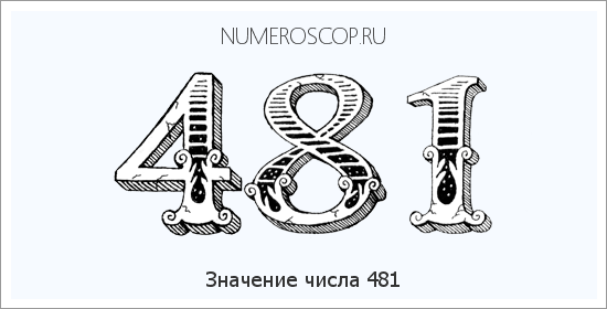Расшифровка значения числа 0481 по цифрам в нумерологии