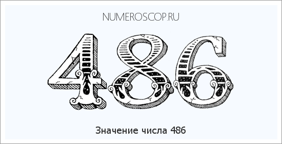 Расшифровка значения числа 0486 по цифрам в нумерологии