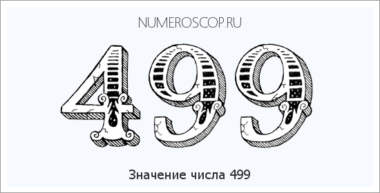 Расшифровка значения числа 0499 по цифрам в нумерологии