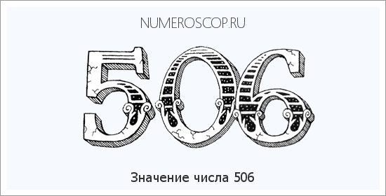 Расшифровка значения числа 0506 по цифрам в нумерологии