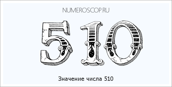 Значение числа 0510 Расшифровка значения числа 0510 по цифрам в нумерологии