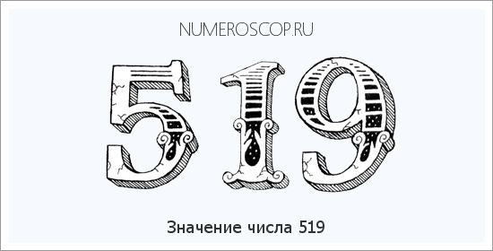 Расшифровка значения числа 0519 по цифрам в нумерологии