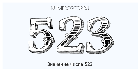 Расшифровка значения числа 0523 по цифрам в нумерологии