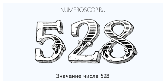 Значение числа 0528 Расшифровка значения числа 0528 по цифрам в нумерологии