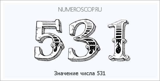Расшифровка значения числа 0531 по цифрам в нумерологии