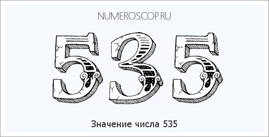 Расшифровка значения числа 0535 по цифрам в нумерологии