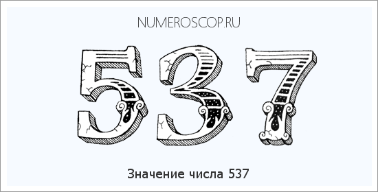 Значение числа 0537 Расшифровка значения числа 0537 по цифрам в нумерологии