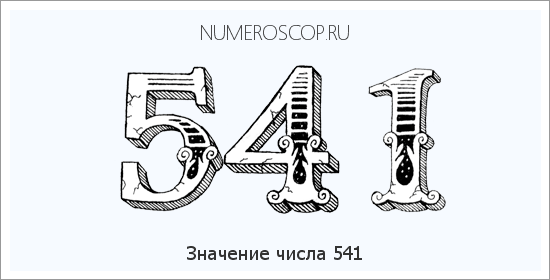 Расшифровка значения числа 0541 по цифрам в нумерологии