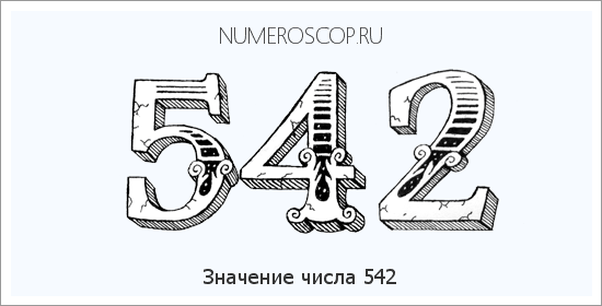 Значение числа 0542 Расшифровка значения числа 0542 по цифрам в нумерологии