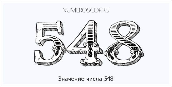 Расшифровка значения числа 0548 по цифрам в нумерологии